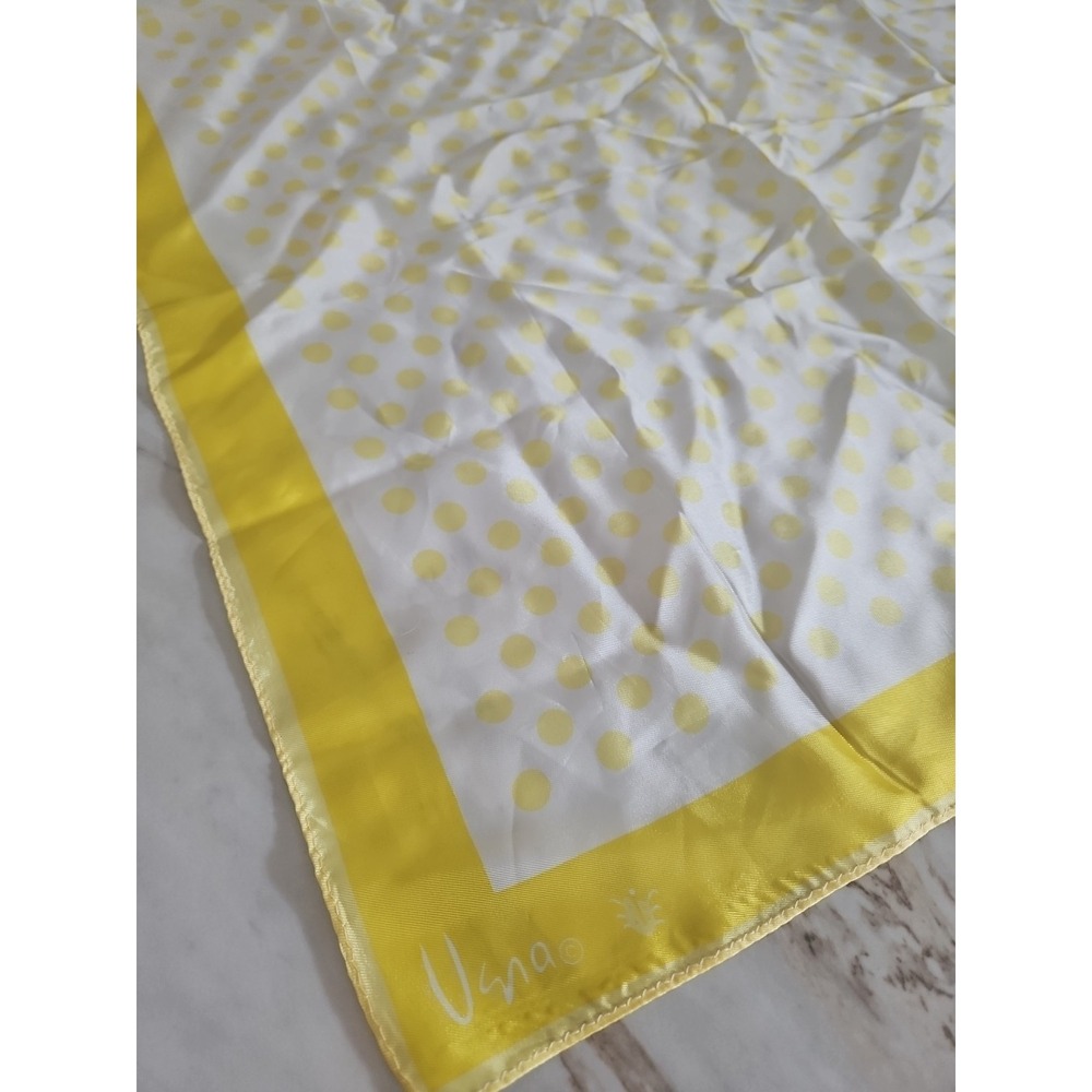 Vera Scarf Yellow Polka Dot Square Ladybug Please Read